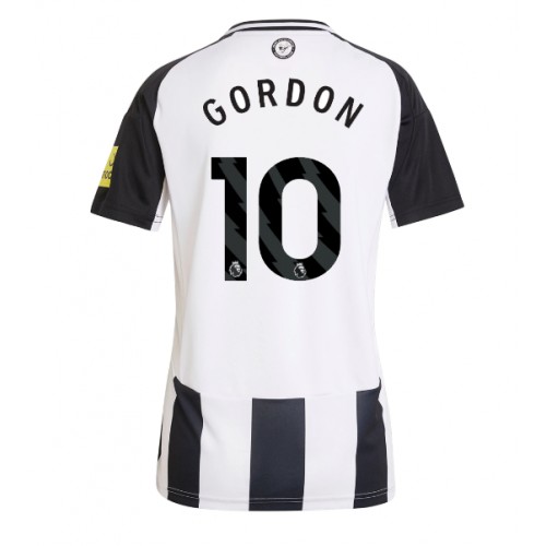 Fotballdrakt Dame Newcastle United Anthony Gordon #10 Hjemmedrakt 2024-25 Kortermet